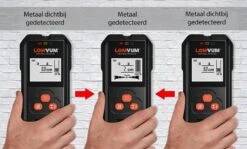 5 In 1 Leidingdetector - Kabeldetector- Detecteert Tot 120mm - Inclusief 9V Batterij -Makita Winkel 1200x722 6