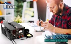 Uten 853D 3in1 Soldeerstation Digitaal Set - 760 Watt - Led Display - Soldeerstation Heteluchtpistool - Mit Verwisselbare Luchtuitlaten 4 Stukken - Soldeerbout Elektrisch - 200-480°c - Voor Smd Componenten 17 Uten 853D 3in1 Soldeerstation Digitaal Set - 760 Watt - Led Display - Soldeerstation Heteluchtpistool - Mit Verwisselbare Luchtuitlaten 4 Stukken - Soldeerbout Elektrisch - 200-480°c - Voor Smd Componenten -Makita Winkel 1200x742 4