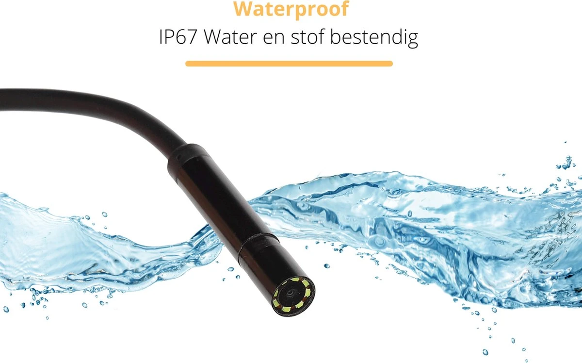 Sightstrong Inspectiecamera Met Scherm 5M - 1080P HD - 4.3 Inch LCD Scherm - Incl. 32GB SD-Kaart- IP67 Waterdicht - LED Verlichting - Endoscoop - Inspectie Camera 15 Sightstrong Inspectiecamera Met Scherm 5M - 1080P HD - 4.3 Inch LCD Scherm - Incl. 32GB SD-Kaart- IP67 Waterdicht - LED Verlichting - Endoscoop - Inspectie Camera - Afbeelding 13