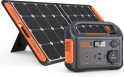Jackery Explorer 240 Met 100W Zonnepaneel - Jackery Powerstation Met Zonnepaneel - Solar Panel Gereedschapsaccu - Kamperen - Off-grid Survival - 230V Power Station Generator