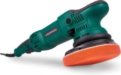 VONROC Excentrische Poetsmachine – 1050W – Ø150MM – Soft Start – Incl. 1 Schijf, Steunschijf & Tas