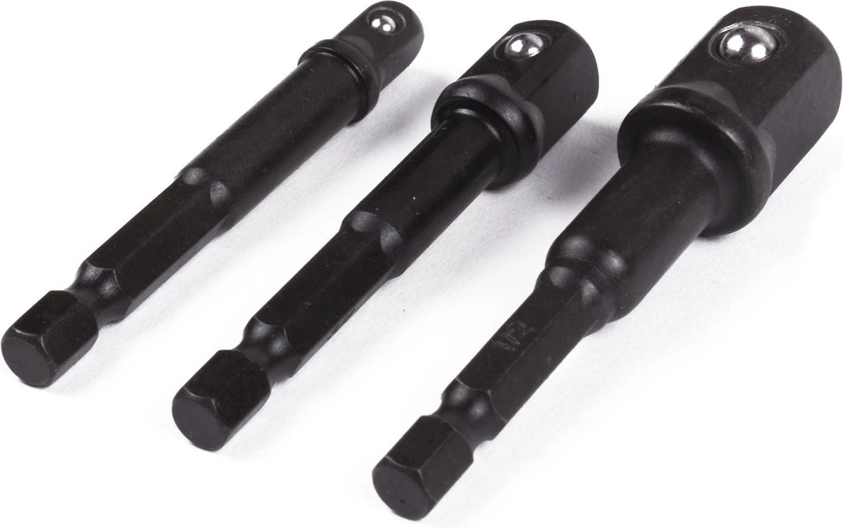 Benson Boormachine Verloop Naar Dop 1/4" - 3/8" - 1/2" 5 Benson Boormachine Verloop Naar Dop 1/4" - 3/8" - 1/2" - Afbeelding 3