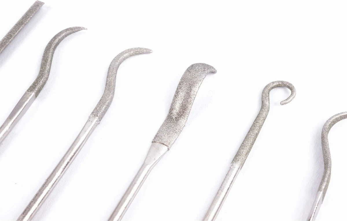 Benson Diamant Schraper Vijlset 140 Mm - 10 Delig 6 Benson Diamant Schraper Vijlset 140 Mm - 10 Delig - Afbeelding 4