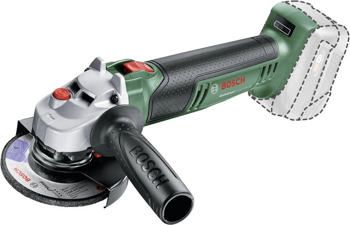 Bosch UniversalGrind 18V-75 Haakse Slijper - 115 Mm - Zonder Slijpschijf - Zonder 18V Accu En Lader 3 Bosch UniversalGrind 18V-75 Haakse Slijper - 115 Mm - Zonder Slijpschijf - Zonder 18V Accu En Lader