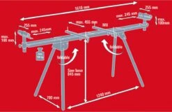 Einhell Stationaire Zaagmachine Accessoire MSS 1610 (voor Einhell Classic En Expert Afkort- En Trekzagen En Vele Andere Modellen Op De Markt) -Makita Winkel 1200x778 2