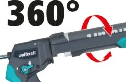 Wolfcraft - Kitspuit - Kitpistool - MG 400 ERGO I 4354000 I Ergonomische Kitspuit Met Handgreepverstelling -Makita Winkel 1200x778 6