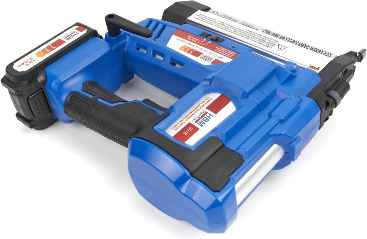 Professionele Tacker En Spijkerpistool Op Accu ( 18 Volt -50/40mm Lengte ) 5 Professionele Tacker En Spijkerpistool Op Accu ( 18 Volt -50/40mm Lengte ) - Afbeelding 3