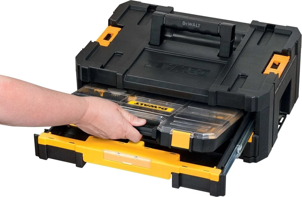 DeWalt DT71569 Accessoires Set 100delig - Gereedschapskoffer - Kunststof 4 DeWalt DT71569 Accessoires Set 100delig - Gereedschapskoffer - Kunststof - Afbeelding 2