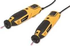 Powerplus POWX1341 Roterende Multitool - Multifunctioneel Gereedschap - 200W - Roterend - Variabele Snelheid - Digitale Display - Incl. Statief, Flexibele As, 2 Opzetstukken, 126 Accessoires En Gereedschapskoffer -Makita Winkel 1200x786 4