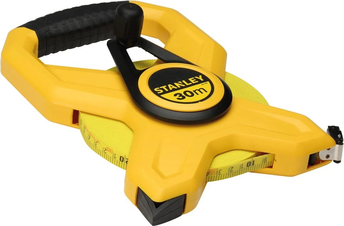 STANLEY Landmeter Fiberglas 30m - 12.7mm Open Kast 5 STANLEY Landmeter Fiberglas 30m - 12.7mm Open Kast - Afbeelding 3