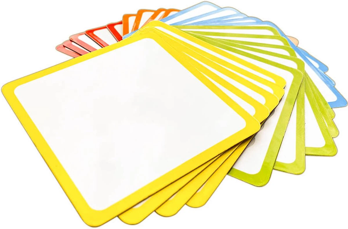 Whiteboard Scrum Magneten Met Stift - 25 Stuks - Mix - 5 Kleuren Kader - 7,5 X 7,5cm - Post It Notes Voor Magneetbord En Koelkast 8 Whiteboard Scrum Magneten Met Stift - 25 Stuks - Mix - 5 Kleuren Kader - 7,5 X 7,5cm - Post It Notes Voor Magneetbord En Koelkast - Afbeelding 6