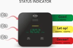 ELRO FCO2400 CO2 Meter – Luchtkwaliteitsmeter Met NDIR Sensor Voor CO2, Temperatuur En Luchtvochtigheid – Met Zelfkalibratie -Makita Winkel 1200x793 23