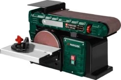 PARKSIDE Band- En Schijfschuurmachine 370 W - Aansluiting Voor Externe Stofafzuiging