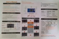 80A DC 50V / 650W - 12V / 1300W - 24V / PWM Power Solar Energy Laadregelaar Met LCD En 5V USB Zonnepanelen Solar Charger Powerbank Zonnepaneel Opladen Accu Batterij Stroomvoorziening Blauw -Makita Winkel 1200x799 166