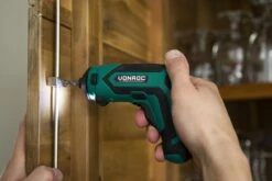 VONROC Accu Schroefmachine – 4V – Incl. Bithouder, Excentrisch En Haaks Opzetstuk, Bitset & Lader -Makita Winkel 1200x800 127
