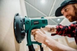 VONROC Wand-/plafondschuurmachine – 750W – Ø180MM – Plafond & Muur – Incl. Slang, Stofopvangzak En 33 Schuurvellen -Makita Winkel 1200x800 163