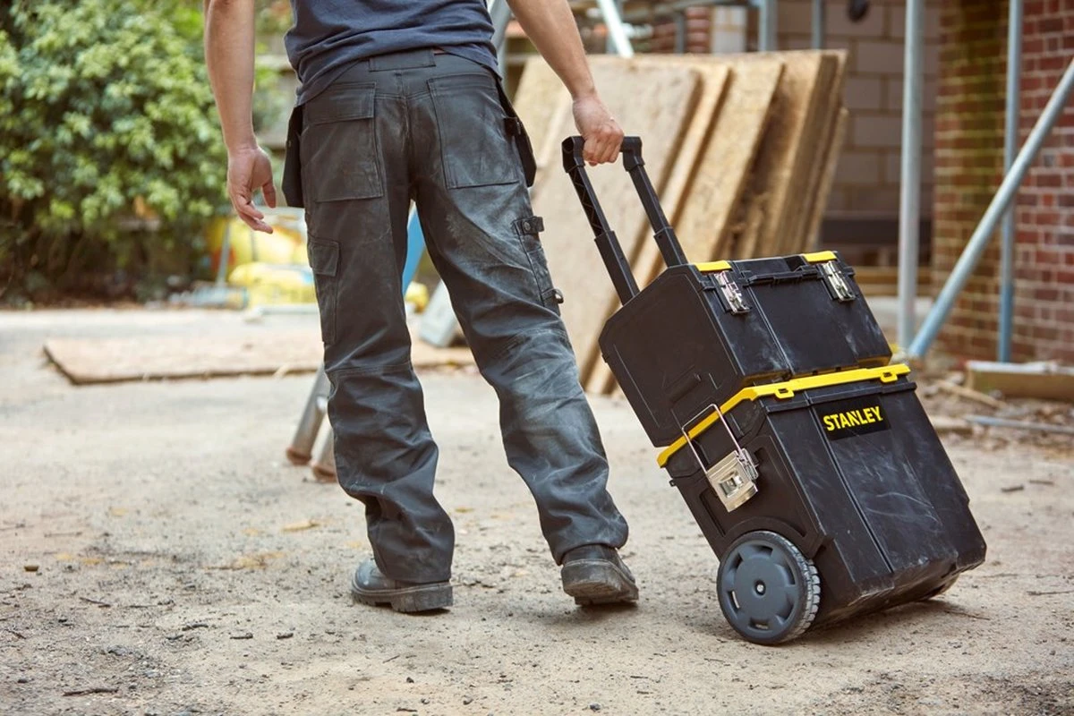 STANLEY 1-70-326 Mobile Work Center Gereedschapswagen - 3 In 1 - Moduleerbaar 14 STANLEY 1-70-326 Mobile Work Center Gereedschapswagen - 3 In 1 - Moduleerbaar - Afbeelding 12