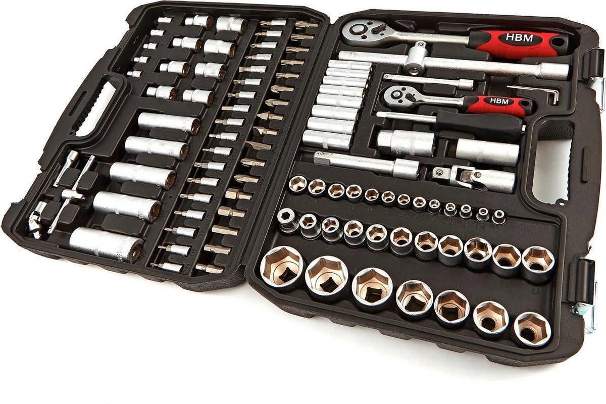 HBM 108 Delige 1/2 Doppenset 6 HBM 108 Delige 1/2 Doppenset - Afbeelding 4