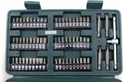 Brüder Mannesmann 29166 Dopsleutelset Metrisch 1/4 (6.3 Mm) 130-delig -Makita Winkel 1200x801 14