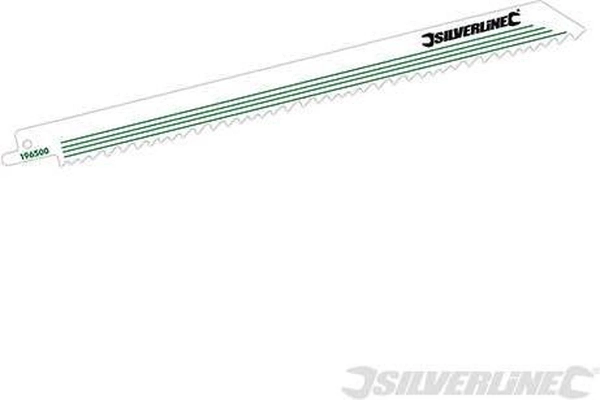 Silverline Reciprozaagbladen Voor Hout, 5 Delig HCS, 5 Tpi, 240 Mm 6 Silverline Reciprozaagbladen Voor Hout, 5 Delig HCS, 5 Tpi, 240 Mm - Afbeelding 4