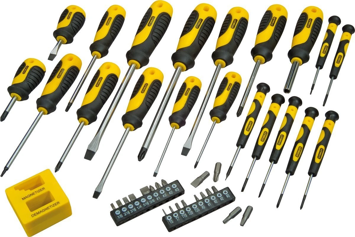 STANLEY STHT0-62113 Schroevendraaierset - 42-delig - Met Opbergtas 4 STANLEY STHT0-62113 Schroevendraaierset - 42-delig - Met Opbergtas - Afbeelding 2