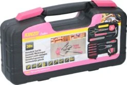 Kinzo Gereedschapsset 39 Stuks - Voor Huishoudelijk Gebruik - Pink -Makita Winkel 1200x809 12