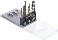 Boren Set - Houtboren - Steenboren - Metaalboren Set HSS Titanium - 2mm - 8mm - BGS50812 13 Boren Set - Houtboren - Steenboren - Metaalboren Set HSS Titanium - 2mm - 8mm - BGS50812 -Makita Winkel 1200x821