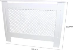 Radiatorombouw - MDF - Wit - 1115mm X 820mm X 188 Mm - Radiatorbekleding - Kant En Klaar - Radiatoromkasting 22 Radiatorombouw - MDF - Wit - 1115mm X 820mm X 188 Mm - Radiatorbekleding - Kant En Klaar - Radiatoromkasting -Makita Winkel 1200x821 8