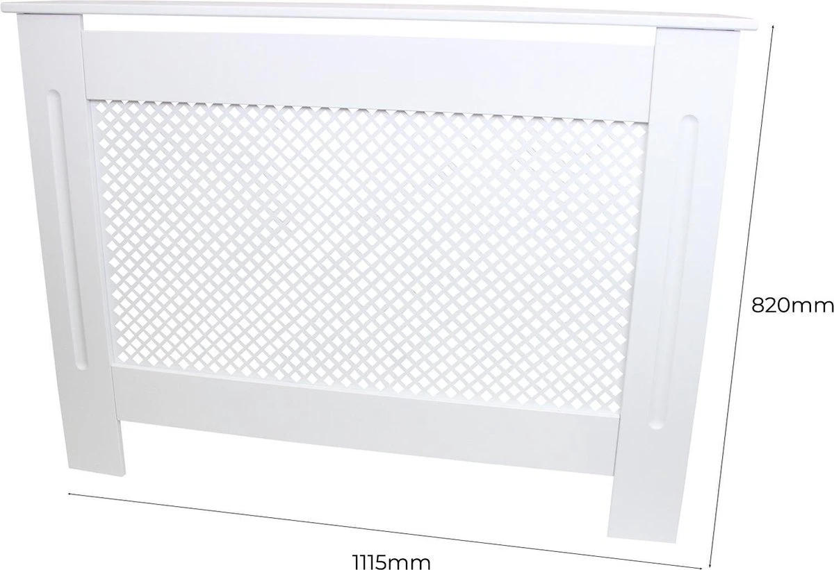 Radiatorombouw - MDF - Wit - 1115mm X 820mm X 188 Mm - Radiatorbekleding - Kant En Klaar - Radiatoromkasting 7 Radiatorombouw - MDF - Wit - 1115mm X 820mm X 188 Mm - Radiatorbekleding - Kant En Klaar - Radiatoromkasting - Afbeelding 5