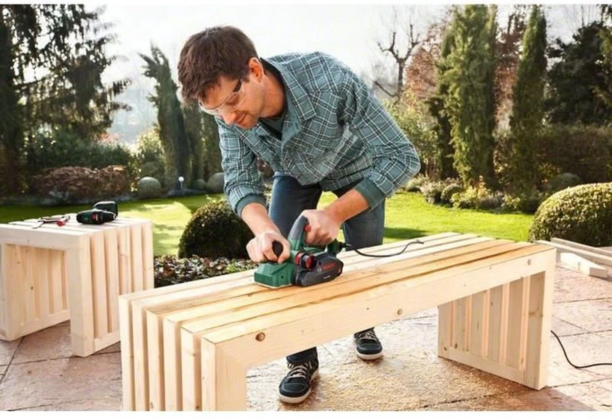 Bosch PHO 2000 Schaafmachine - Op Snoer - 680 Watt - Tot 2.0 Mm Spaandiepte 6 Bosch PHO 2000 Schaafmachine - Op Snoer - 680 Watt - Tot 2.0 Mm Spaandiepte - Afbeelding 4