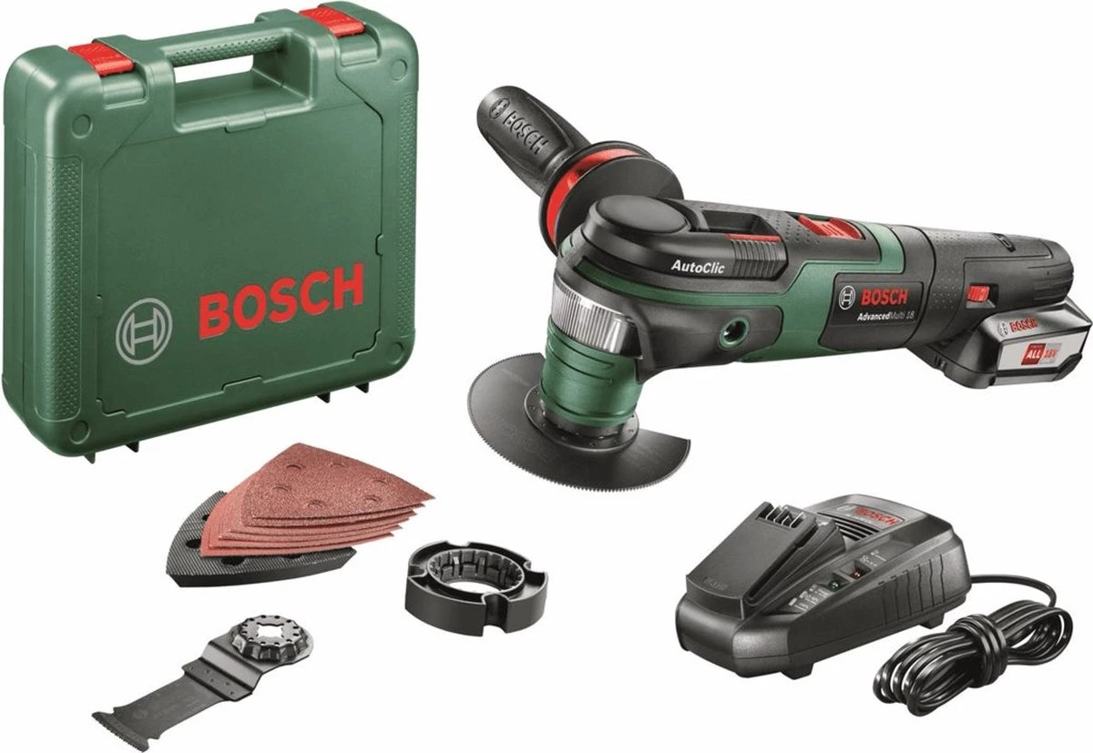 Bosch AdvancedMulti 18 Multitool - Met Koffer - Met 1x 18 V Accu En Lader 3 Bosch AdvancedMulti 18 Multitool - Met Koffer - Met 1x 18 V Accu En Lader