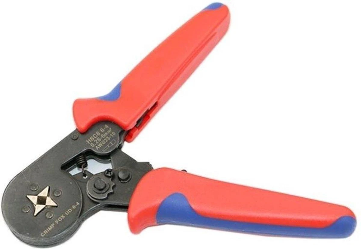 Adereindhulstang - Krimptang - Kabelkrimptang - Kabelschoentang - 0,25 Mm - 6 Mm2 3 Adereindhulstang - Krimptang - Kabelkrimptang - Kabelschoentang - 0,25 Mm - 6 Mm2