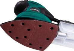 VONROC PS501AC Multischuurmachine – Palmschuurmachine – 130W – Met Stofopvangbox & 6 Stuks Schuurpapier -Makita Winkel 1200x830 2