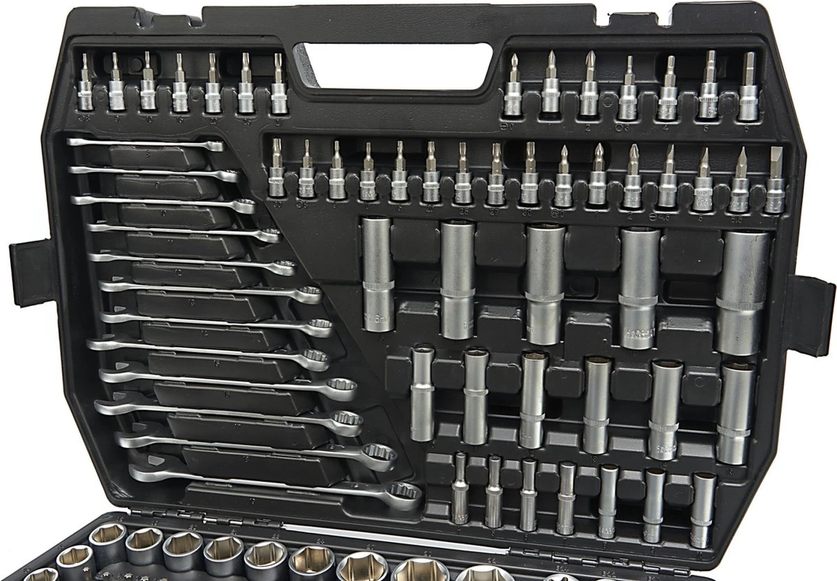 216 Delige Professionele Doppenset Metrische Maten 10 216 Delige Professionele Doppenset Metrische Maten - Afbeelding 8