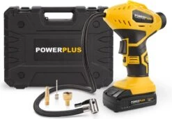 Powerplus POWX1700 Accu Compressor - Luchtcompressor - 18V - 8 Bar - Incl. 1 X 1,5Ah Accu, Lader, Koffer En Accessoires 18 Powerplus POWX1700 Accu Compressor - Luchtcompressor - 18V - 8 Bar - Incl. 1 X 1,5Ah Accu, Lader, Koffer En Accessoires -Makita Winkel 1200x835 2