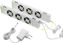 Heatbooster Radiator Ventilator Double-set – Universeel - Geschikt Voor Standaard, Smalle En Enkelplaats Radiatoren En Convectoren - Magnetisch - Geruisloos - Ultrazuinig -Makita Winkel 1200x836 16