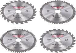 Powerplus POWESET4 Elektrische Cirkelzaag - 1200W - Zaagblad 185mm - Incl. Parallelgeleider, Stofafzuigingaansluiting, Aluminium Gereedschapskoffer En 4 Cirkelzaagbladen Hout -Makita Winkel 1200x837 5