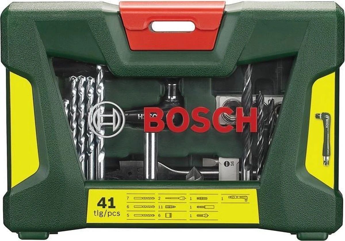 Bosch V-Line Borenset - 41-delig - Voor Hout, Metaal En Steen - Geschikt Voor Alle Merken 5 Bosch V-Line Borenset - 41-delig - Voor Hout, Metaal En Steen - Geschikt Voor Alle Merken - Afbeelding 3