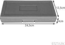 ESTARK® Professionele XL 40-Delige Dopsleutel Set - Met Momentsleutel Ratel & Verlengstuk - Doppenset Doppendoos Torx/Inbus/Hex/Kruiskop/Philips Bit Doppen Set - Ratelset - Met Snelwisselsysteem - 1/4" & 1/2" Inch Doppenset -Makita Winkel 1200x842 7