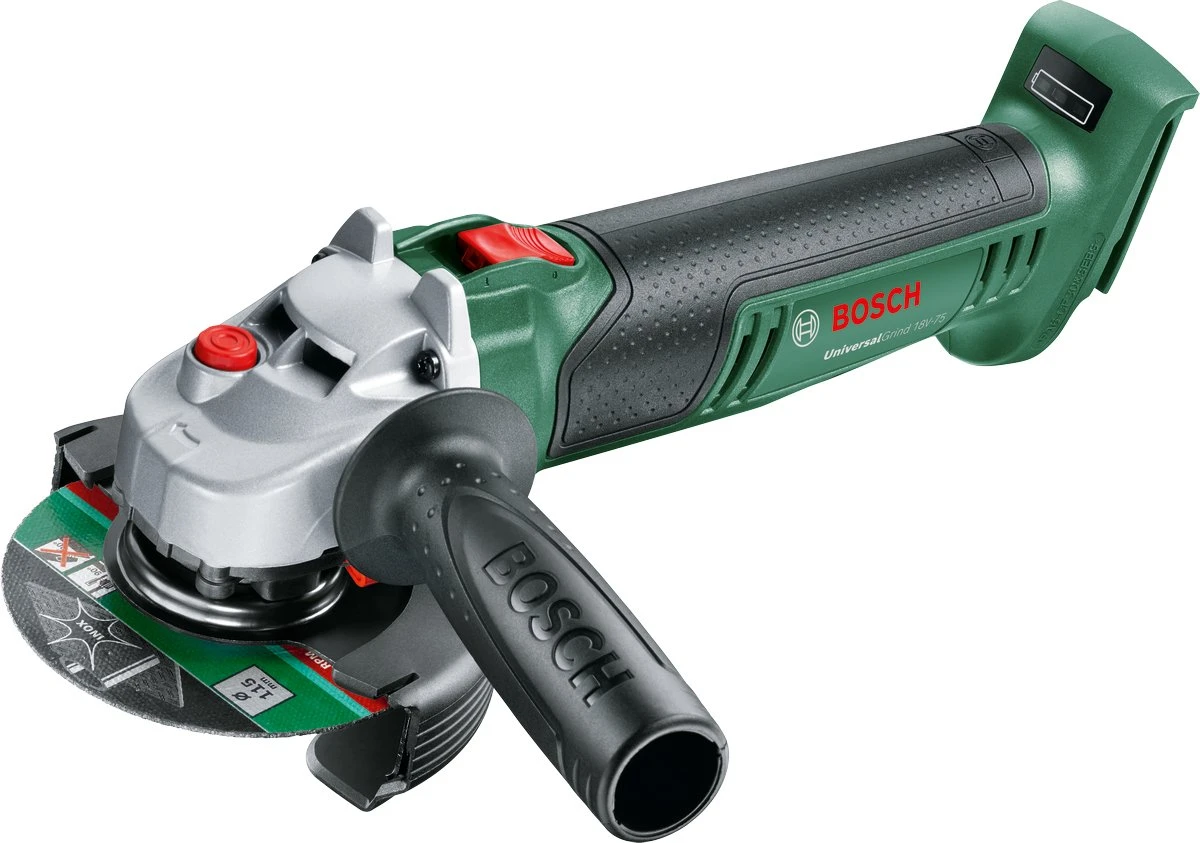 Bosch UniversalGrind 18V-75 Haakse Slijper - 115 Mm - Zonder Slijpschijf - Zonder 18V Accu En Lader 4 Bosch UniversalGrind 18V-75 Haakse Slijper - 115 Mm - Zonder Slijpschijf - Zonder 18V Accu En Lader - Afbeelding 2