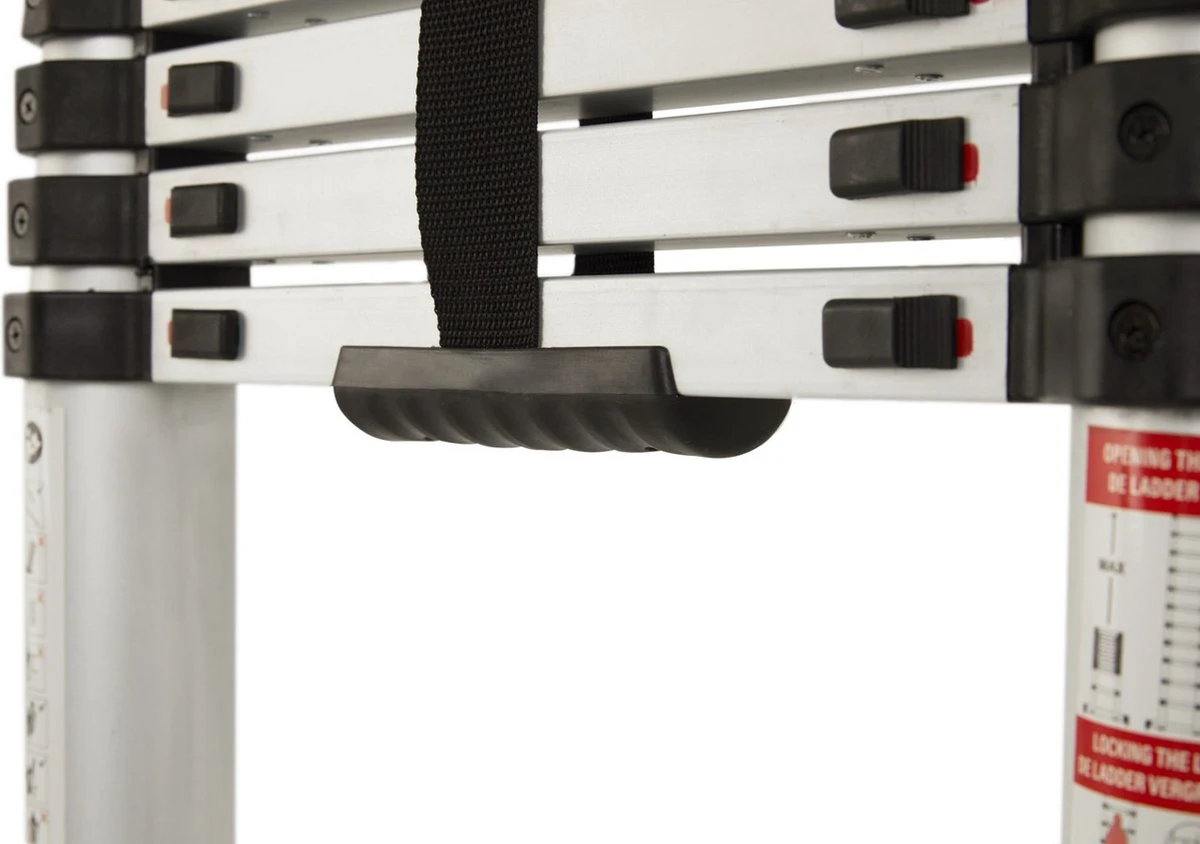 WOLFGANG Telescopische Ladder Van Lichte Gewicht Aluminium | Uitklapbare Ladder 131 Gecertificeerd | Uitschuifbare Ladder Van 2 | 64 Meter 12 WOLFGANG Telescopische Ladder Van Lichte Gewicht Aluminium | Uitklapbare Ladder 131 Gecertificeerd | Uitschuifbare Ladder Van 2 | 64 Meter - Afbeelding 10