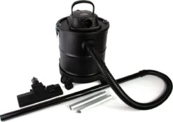 Stenda Aszuiger - Limpar Premium 1200 Watt - Incl. Accessoires - Incl. Blaasfunctie En Vervangbaar Hepa Filter - Mat Zwart - BBQ - Open Haard - Pelletkachel - 3,5 Mtr Kabel