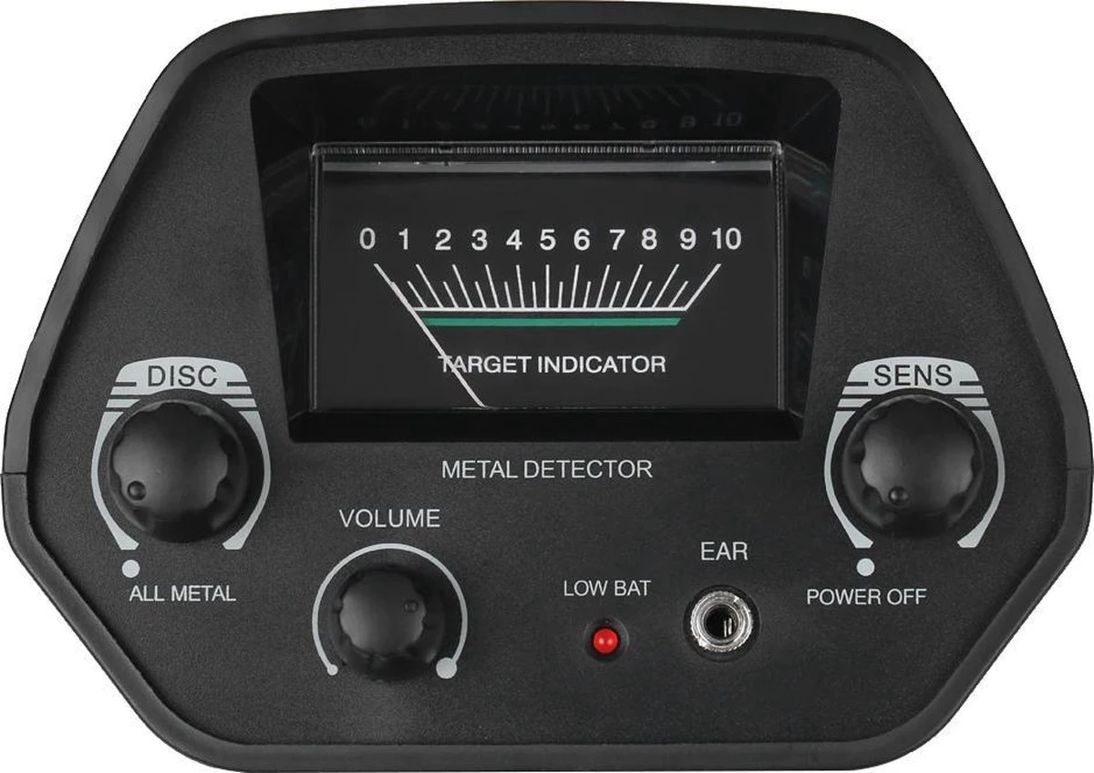 MicroMetro® Professionele Metaaldetector - Detectie Apparaat - Metaal & Goud Detector - Verstelbaar - Met Koptelefoon 5 MicroMetro® Professionele Metaaldetector - Detectie Apparaat - Metaal & Goud Detector - Verstelbaar - Met Koptelefoon - Afbeelding 3