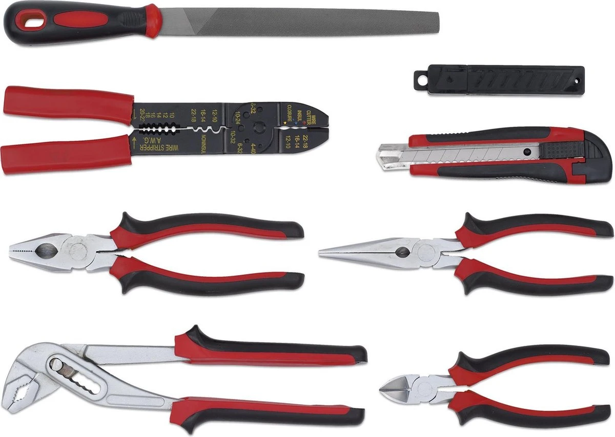 Kreator KRT951002 Gereedschapskoffer - 109 Delig - 45,6 X 13,8 X 34 Cm 7 Kreator KRT951002 Gereedschapskoffer - 109 Delig - 45,6 X 13,8 X 34 Cm - Afbeelding 5