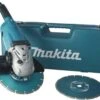 Makita GA9020RFK3 Haakse Slijper Incl. 2 Diamantzaagbladen In Koffer - 2200W - 230mm - Softstart