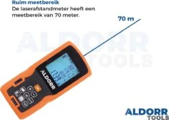 ALDORR Tools - Professionele Laserafstandmeter - 70 Meter Bereik - Uitgebreide Meetopties -Makita Winkel 1200x855 11