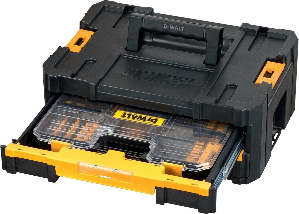 DeWalt DT71569 Accessoires Set 100delig - Gereedschapskoffer - Kunststof 9 DeWalt DT71569 Accessoires Set 100delig - Gereedschapskoffer - Kunststof - Afbeelding 7