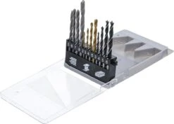 Boren Set - Houtboren - Steenboren - Metaalboren Set HSS Titanium - 2mm - 8mm - BGS50812 10 Boren Set - Houtboren - Steenboren - Metaalboren Set HSS Titanium - 2mm - 8mm - BGS50812 -Makita Winkel 1200x861 1