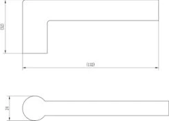 Impresso Redhill Deurklink Zwart – Deurbeslag - Binnendeur – Deurkruk Met Schild – Blind – Langwerpig Deurschild – 230 X 40 X 9 Mm -Makita Winkel 1200x862 11