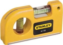 STANLEY 0-42-130 Pocket Spirit Level Magnetic - Waterpas - 8,7cm